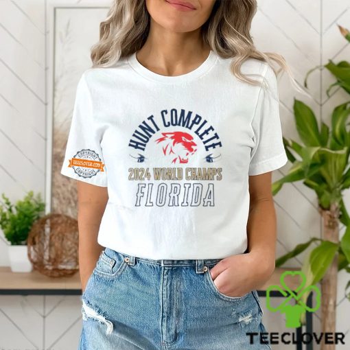 Hunt Complete 2024 World Champs Florida Panthers Vintage T Shirt