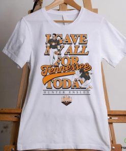 Hunter Ensley Give My All For Tennessee Today Shirt