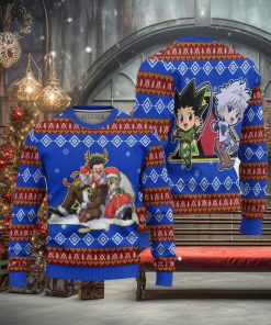 Hunter X Hunter Ugly Christmas Sweater 3D Kurapika X Leorio Gift For Big Fans