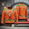 Hunting Christmas Merry Huntmas Deer Christmas Pattern Orange Hunting Christmas Ugly Sweater