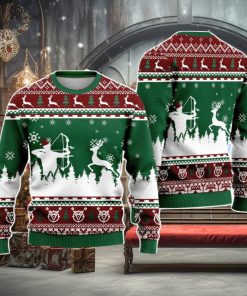 Hunting Deer Christmas Unisex Ugly Sweater