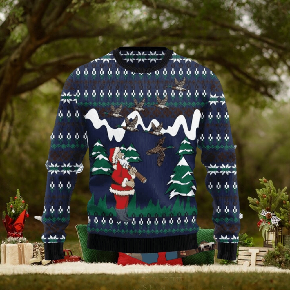 Hunting Duck Ugly Christmas Sweater Hunting Duck Ugly Christmas Sweater