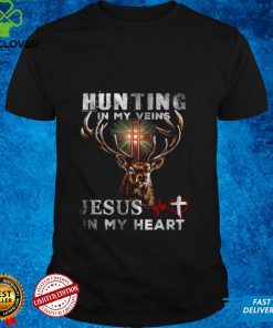 Hunting In My Veins Jesus In My Heart T Shirt tee 2 Hunting In My Veins Jesus In My Heart T Shirt tee
