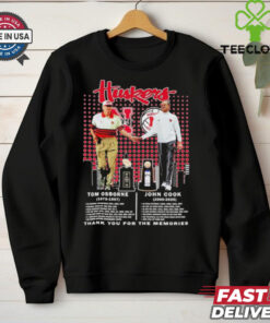 Huskers Tom Osborne and John Cook thank you for the memories shirt