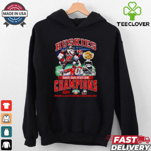 Huskies Famous Idaho Potato Bowl Champions 2024 mascot shirt