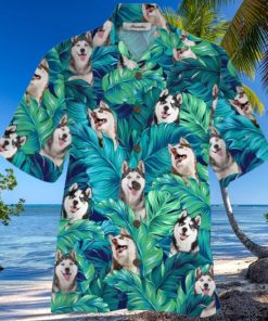 Husky Blue High Quality Unisex Hawaiian Shirt For Men And Women Dhc17062366