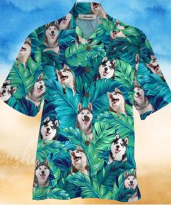 Husky Blue High Quality Unisex Hawaiian Shirt For Men And Women Dhc17062366