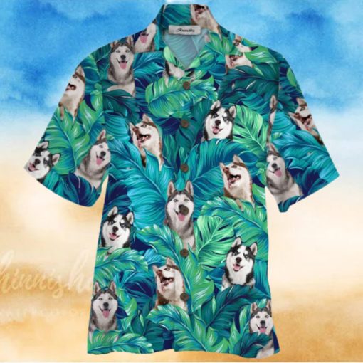 Husky Blue High Quality Unisex Hawaiian Shirt For Men And Women Dhc17062366