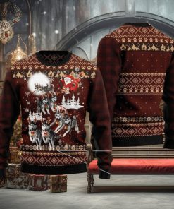 Husky Dog Ugly Christmas Sweater For Men & Women