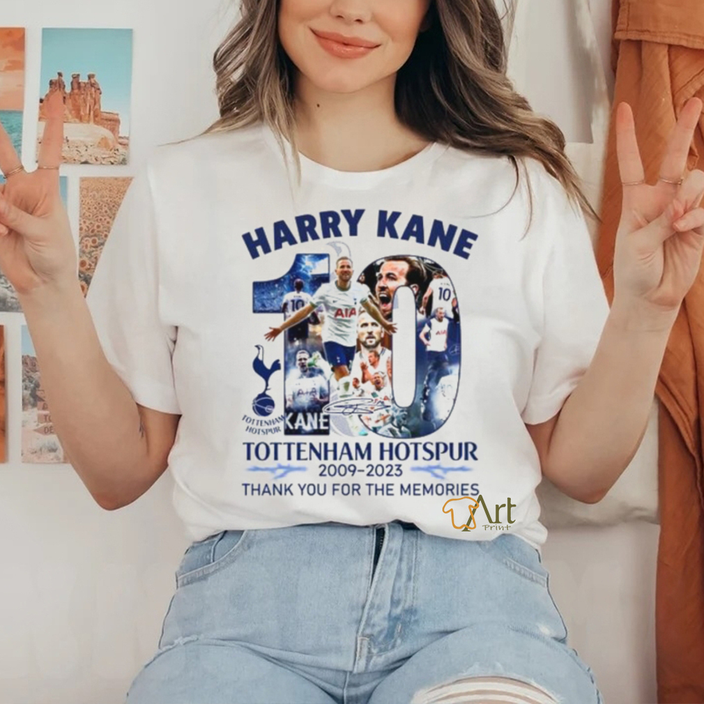 Harry Kane Tottenham Hotspur 2009 – 2023 Thank You For The Memories T Shirt Harry Kane Tottenham Hotspur 2009 – 2023 Thank You For The Memories T Shirt