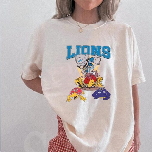 Mario Lions Stomps On 49ers Chiefs Ravens Shirt