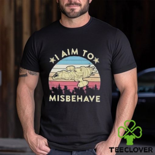 I Aim To Misbehave Firefly Vintage Shirt