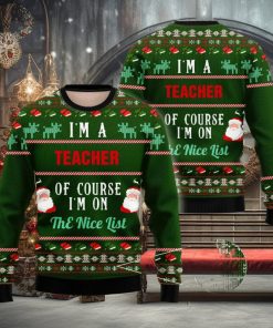 I Am A Teacher Ugly Christmas Sweater Christmas Season Gift