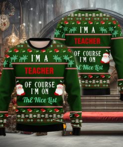 I Am A Teacher Ugly Christmas Sweater For Men & Women