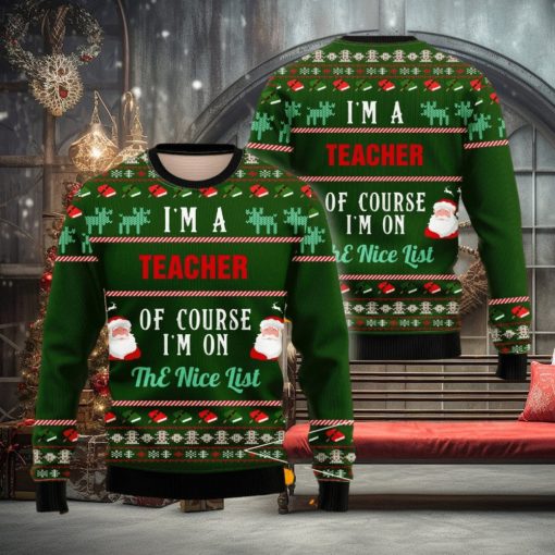 I Am A Teacher Ugly Christmas Sweater For Men & Women