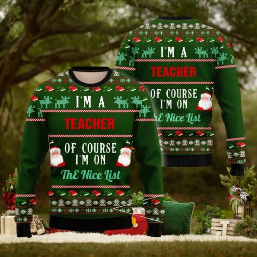 I Am A Teacher Ugly Christmas Sweater For Men & Women
