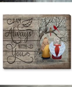 I Am Always With You Personalized Wrapped Canvas