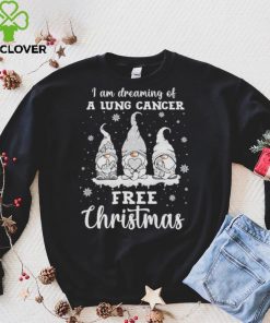 I Am Dreaming Of A Lung Cancer Free Christmas Shirt