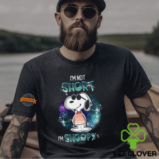 I Am Not Short I Am Snoopy Size 2024 Shirt