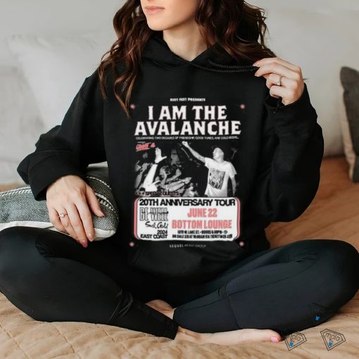 I Am The Avalanche 20Th Anniversary Tour June, 2024 Bottom Lounge Poster Shirt