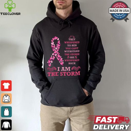 I Am The Storm Breast Cancer Ribbon T Shirt