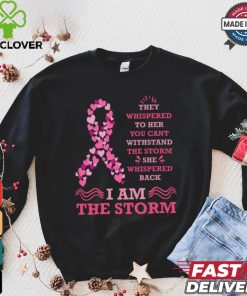 I Am The Storm Breast Cancer Ribbon T Shirt