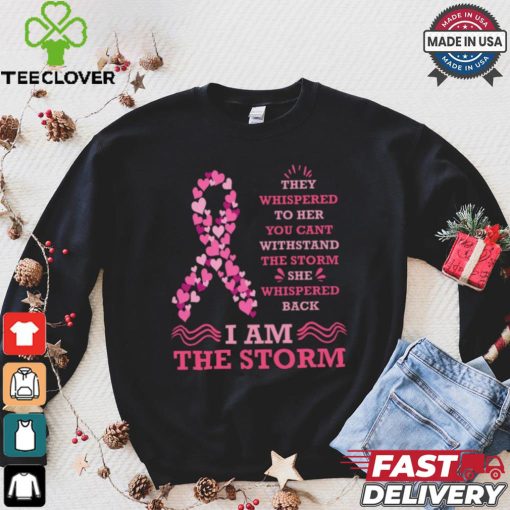 I Am The Storm Breast Cancer Ribbon T Shirt