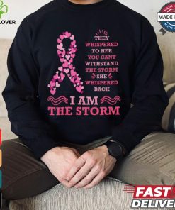 I Am The Storm Breast Cancer Ribbon T Shirt