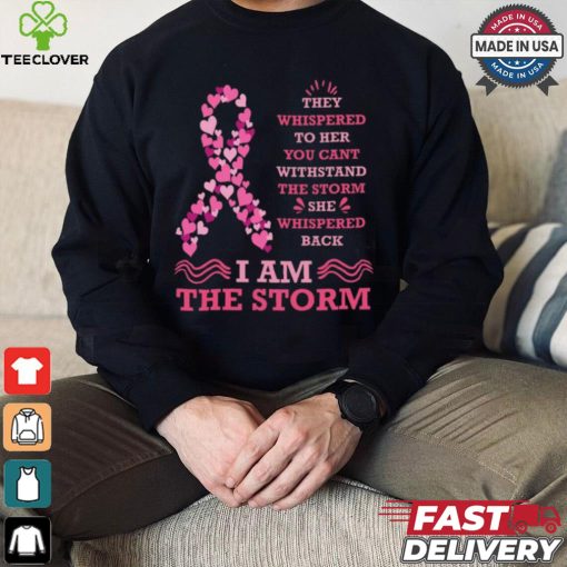 I Am The Storm Breast Cancer Ribbon T Shirt