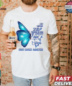 I Am The Storm Colon Cancer Awareness Butterfly T Shirt