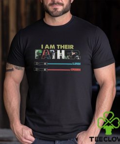 I Am Their Father Shirt, Fathers Day Gift, Custom Shirt With Lightsabers