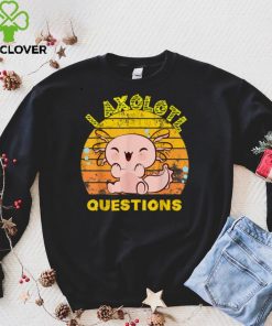 I Axolotl Questions Boys Girls Cute Retro Axolotl Lover T Shirt