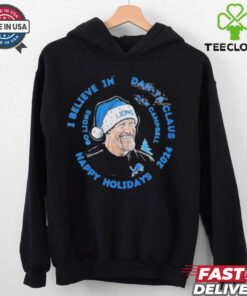 I Believe In Dan Ta Claus Go Lions Christmas 2024 shirt