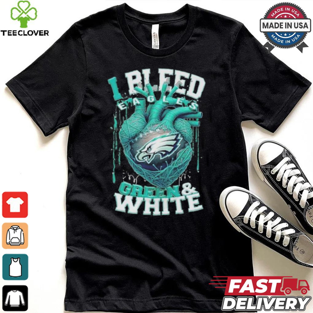 I Bleed Green Bay Packers Heart Shirt I Bleed Green Bay Packers Heart Shirt