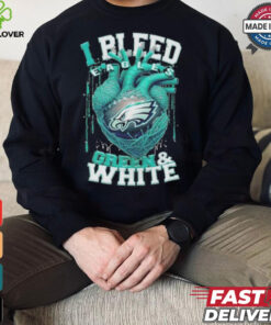 I Bleed Green Bay Packers Heart Shirt