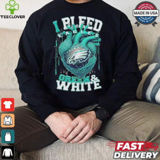 I Bleed Green Bay Packers Heart Shirt