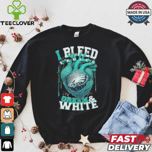 I Bleed Green Bay Packers Heart Shirt