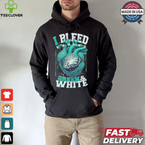 I Bleed Green Bay Packers Heart Shirt