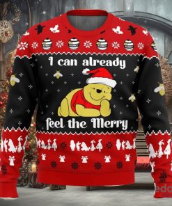 I Can Already Feel The Merry Pooh 3D Ugly Christmas Sweater Christmas Gift Ideas Party Gift