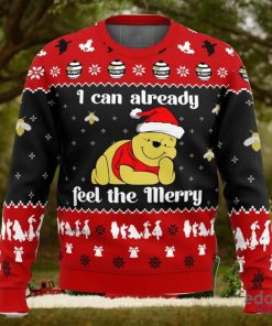 I Can Already Feel The Merry Pooh 3D Ugly Christmas Sweater Christmas Gift Ideas Party Gift