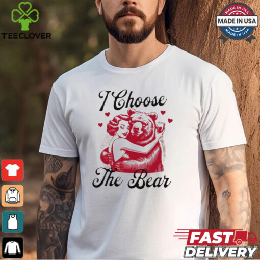 I Choose The Bear Burn The Patriarchy Swifties For Harris Walz 2024 t shirt