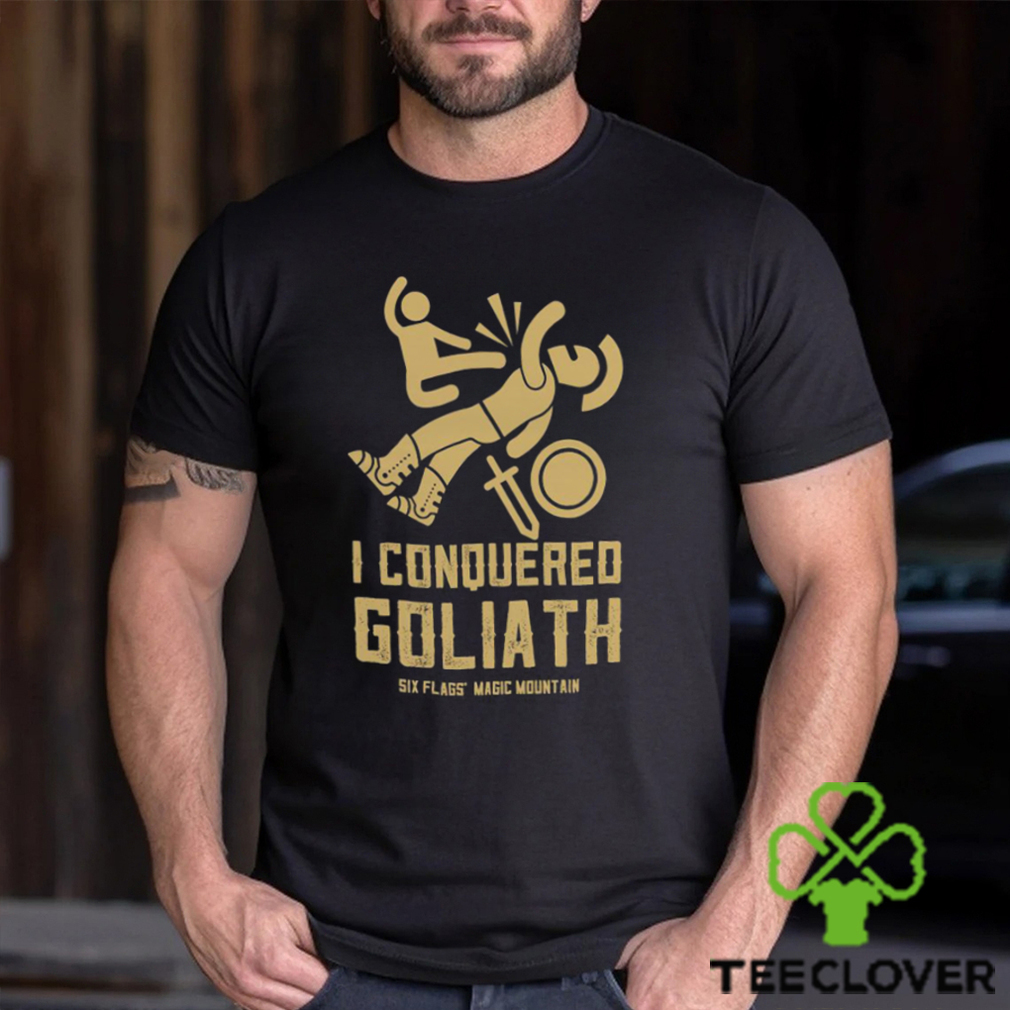 I Conquered Goliath Ride T shirt I Conquered Goliath Ride T shirt