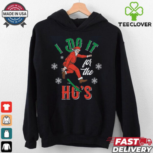 I Do It For The Hos Santa Christmas shirt