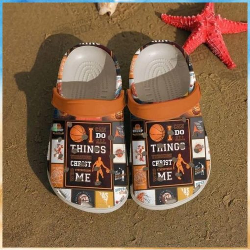 I Do Thing Christ Strengthens Me For Basketball Crocs Adults