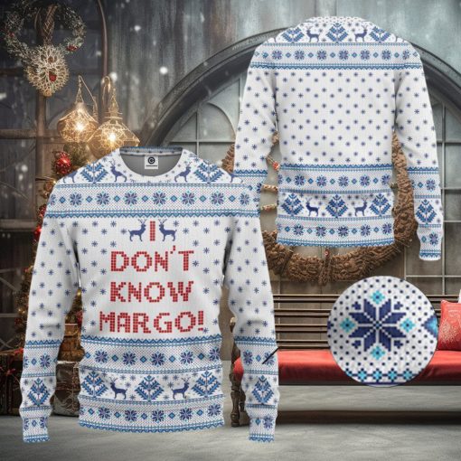 I Dont Know Margo National Lampoons Christmas Ugly 3D Sweater Gift For Men And Women