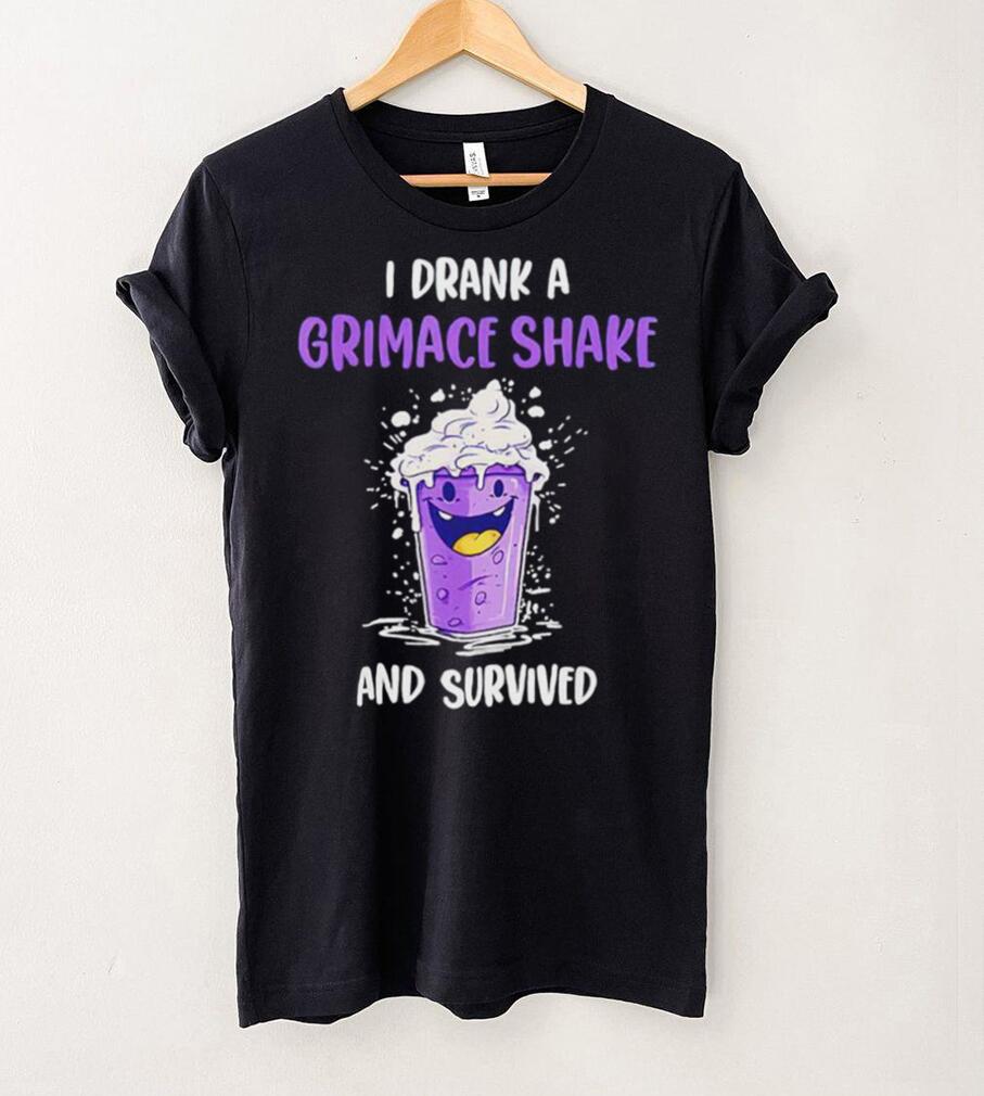 I Drank A Grimace Shake And Survived Shirt I Drank A Grimace Shake And Survived Shirt