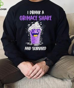 I Drank A Grimace Shake And Survived Shirt 7 I Drank A Grimace Shake And Survived Shirt