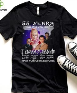 I Dream of Jeannie 58 years thank you for the memories signatures shirt