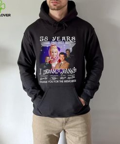 I Dream of Jeannie 58 years thank you for the memories signatures shirt