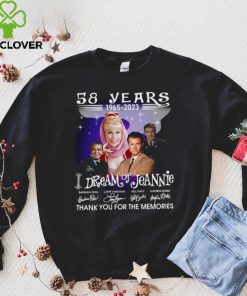 I Dream of Jeannie 58 years thank you for the memories signatures shirt